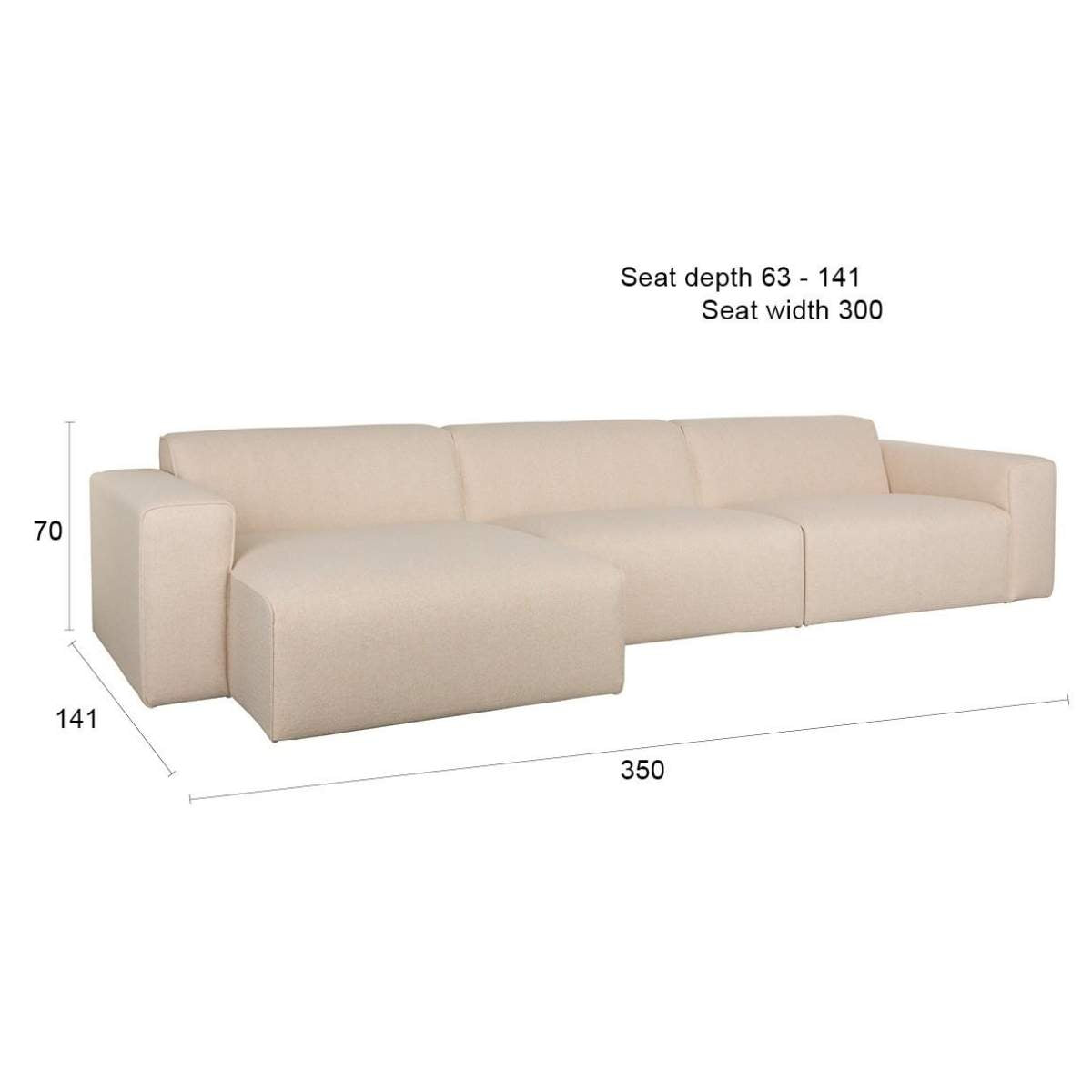 Zuiver Sofa Milka 3-Seater