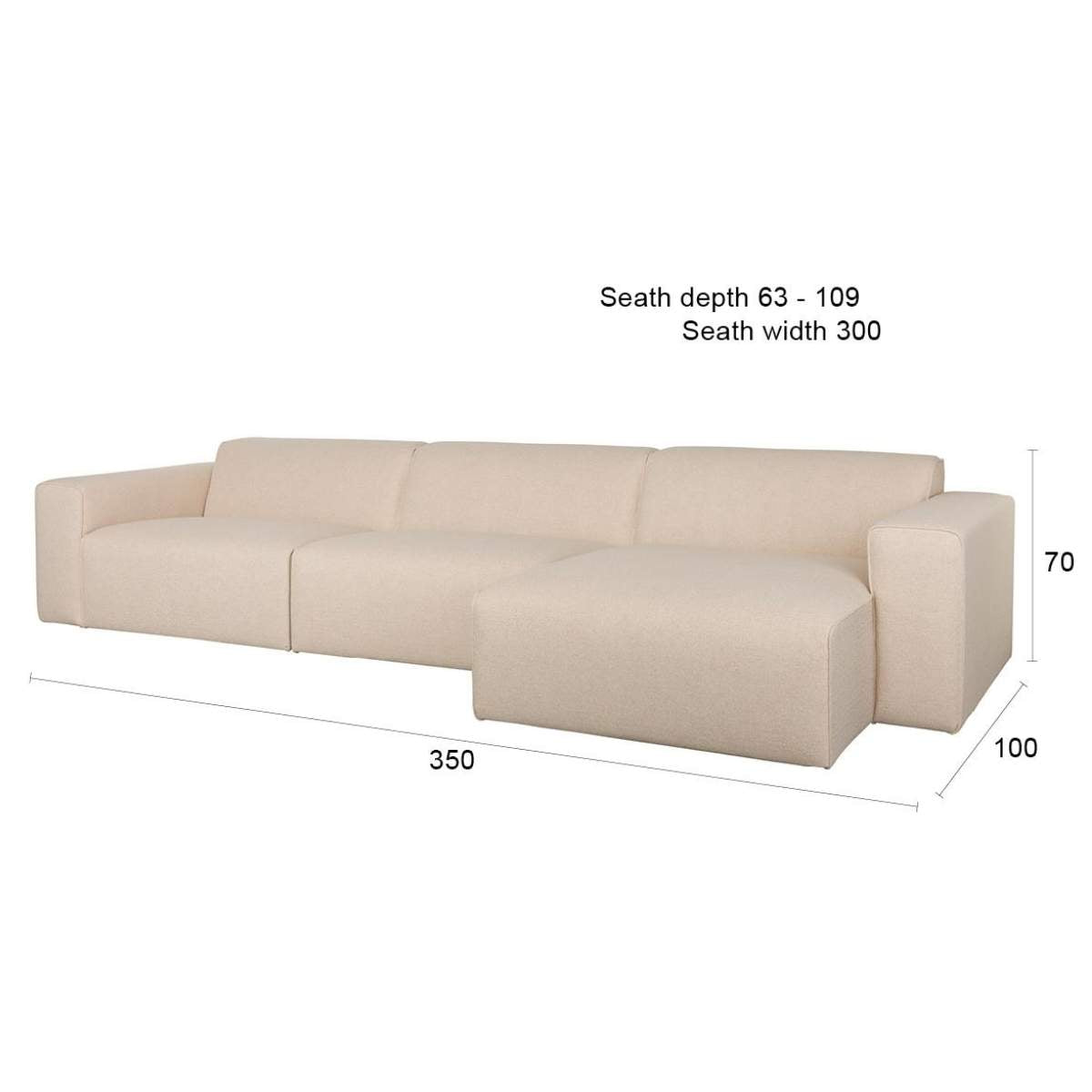 Zuiver Sofa Milka 3-Seater