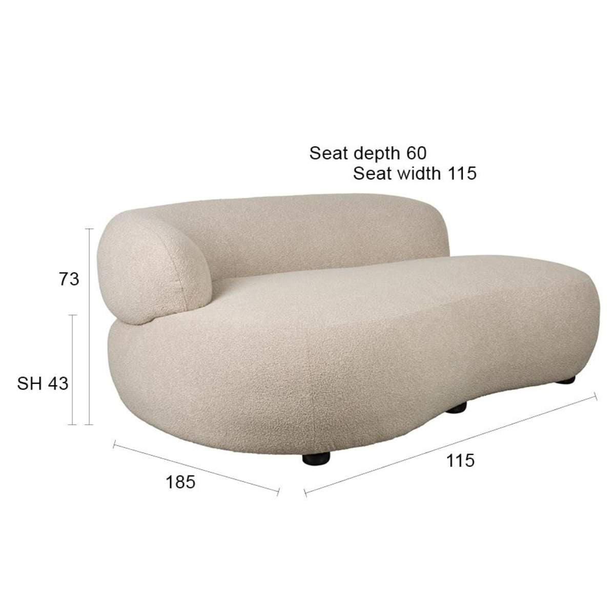 Beau&Co Sofa Noxx Beige
