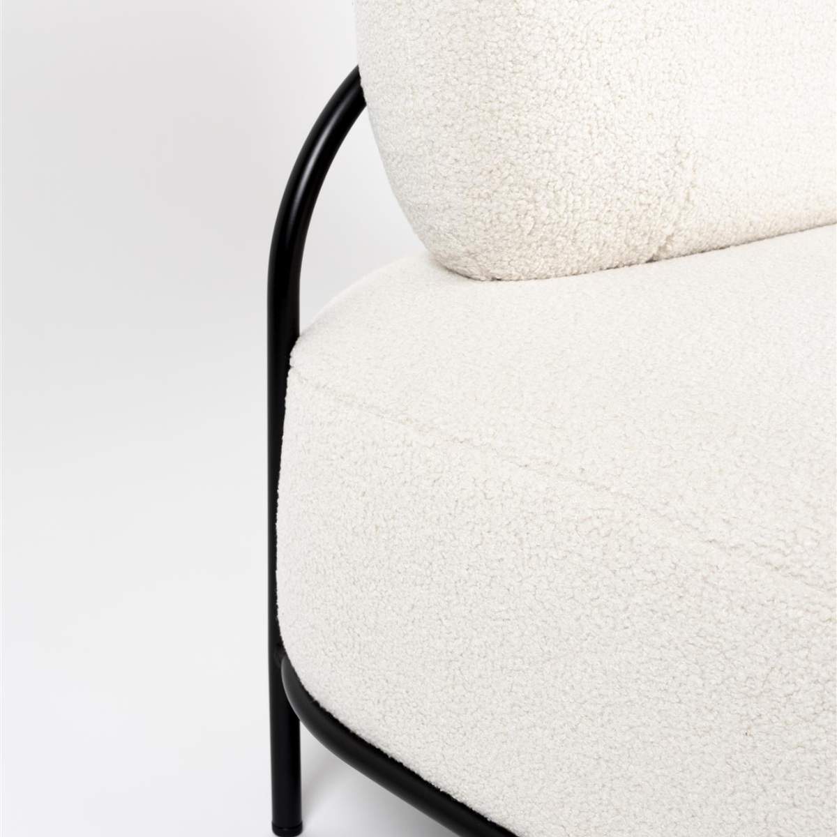 Beau&Co Sofa Polly Teddy Ivory