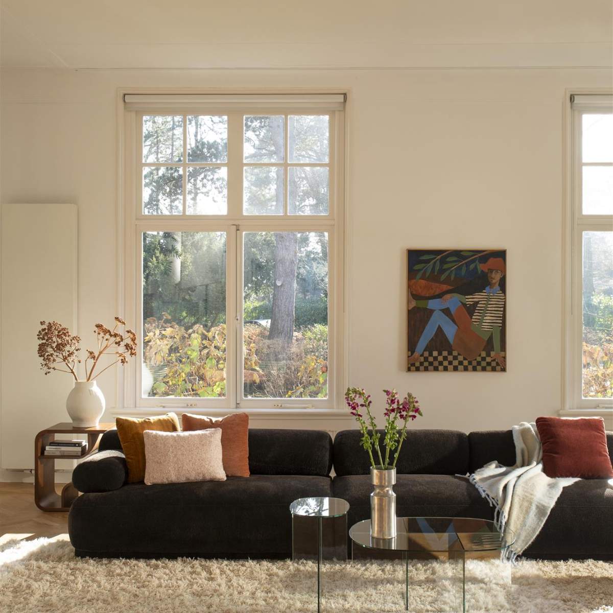 Zuiver Sofa Rembrandt 4,5-Seater Right Dark Brown