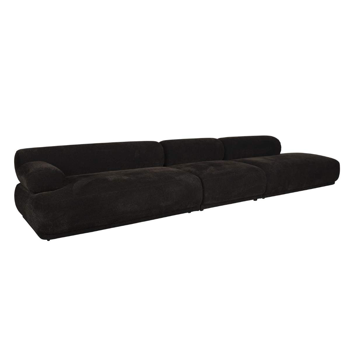 Zuiver Sofa Rembrandt 4,5-Seater Right Dark Brown