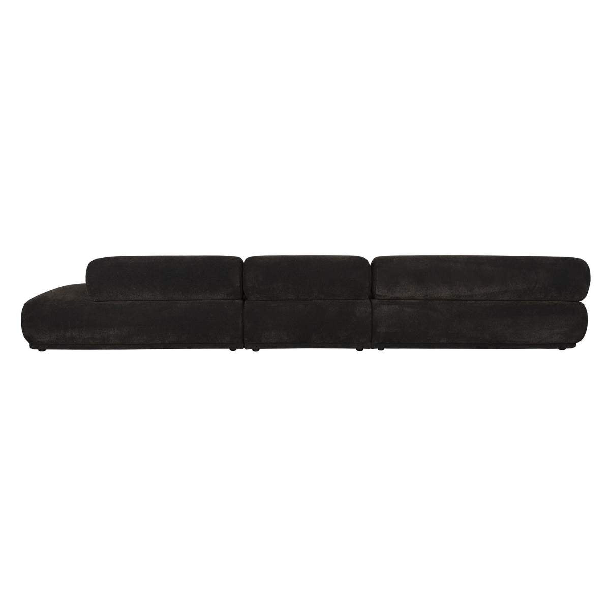 Zuiver Sofa Rembrandt 4,5-Seater Right Dark Brown