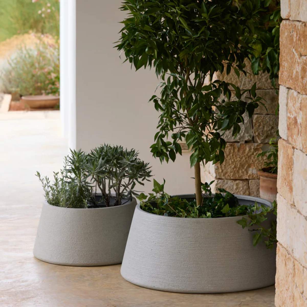 Cane-line Soil Planter Trapezium, Large