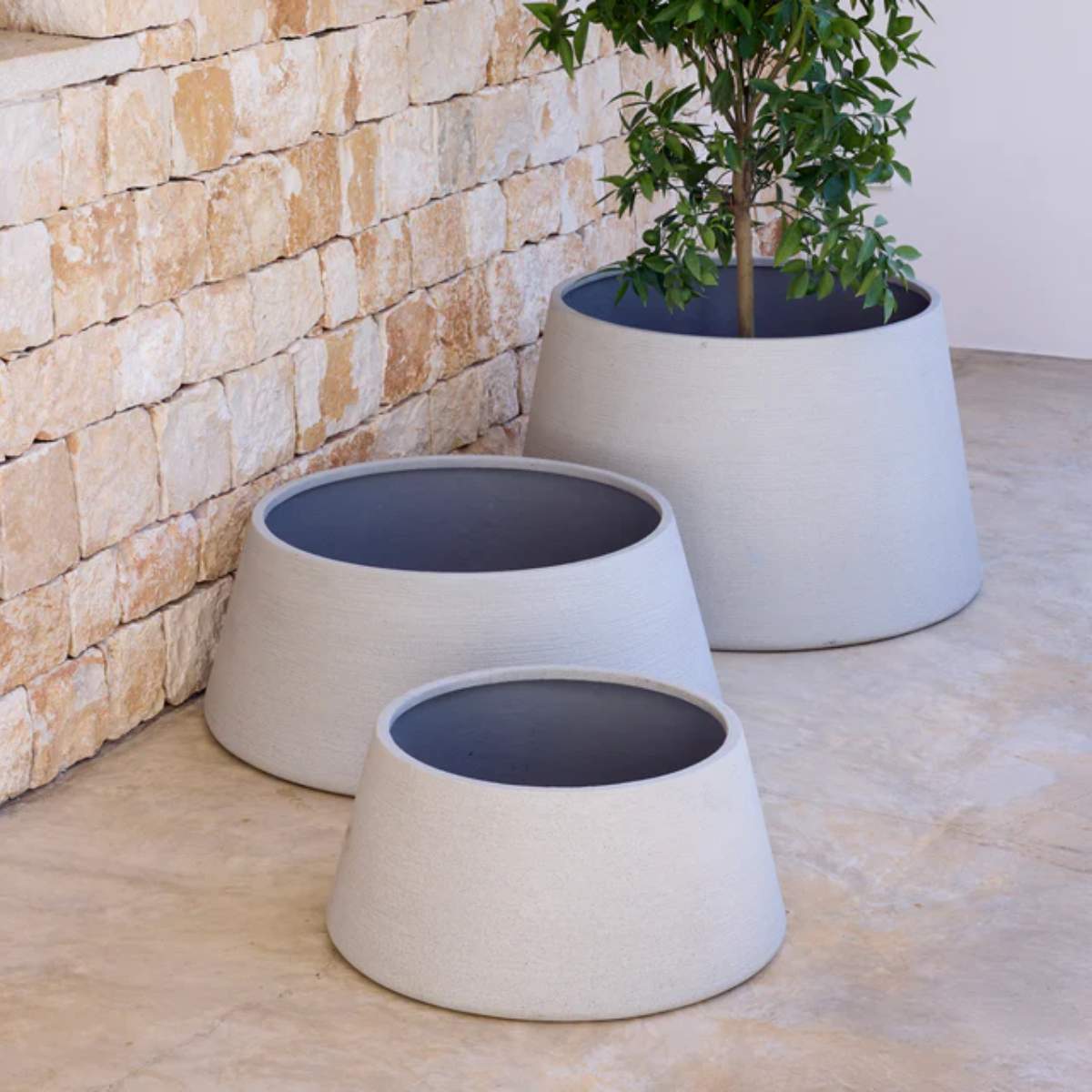 Cane-line Soil Planter Trapezium, Medium