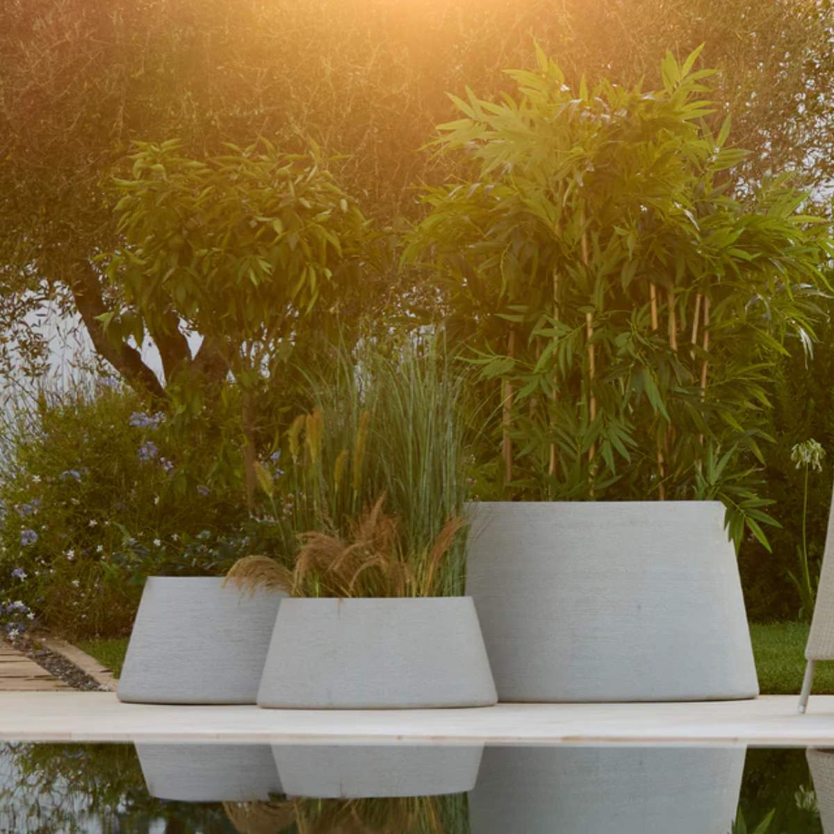 Cane-line Soil Planter Trapezium, Small