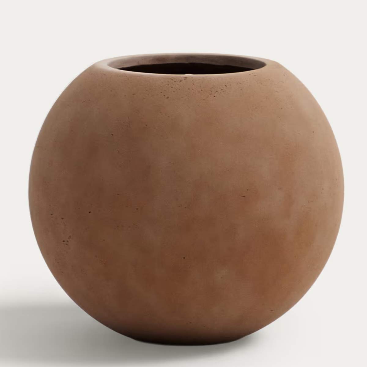Kave Home Solna terracotta-effect planter Ø66cm