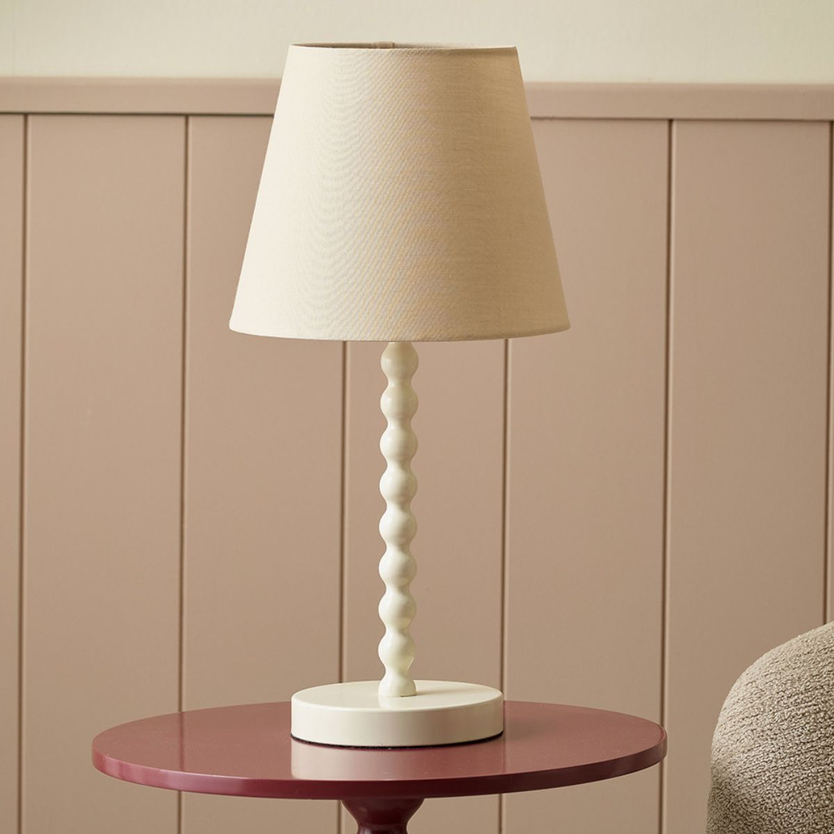 Pacific Lifestyle Sophia Putty Metal Bobble Table Lamp
