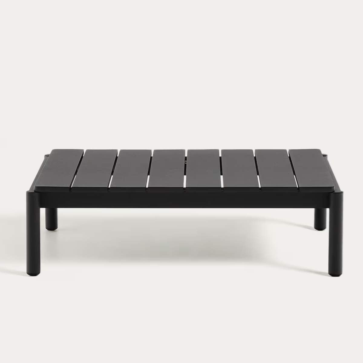 Kave Home Sorells coffee table in green aluminum 89 x 91 cm