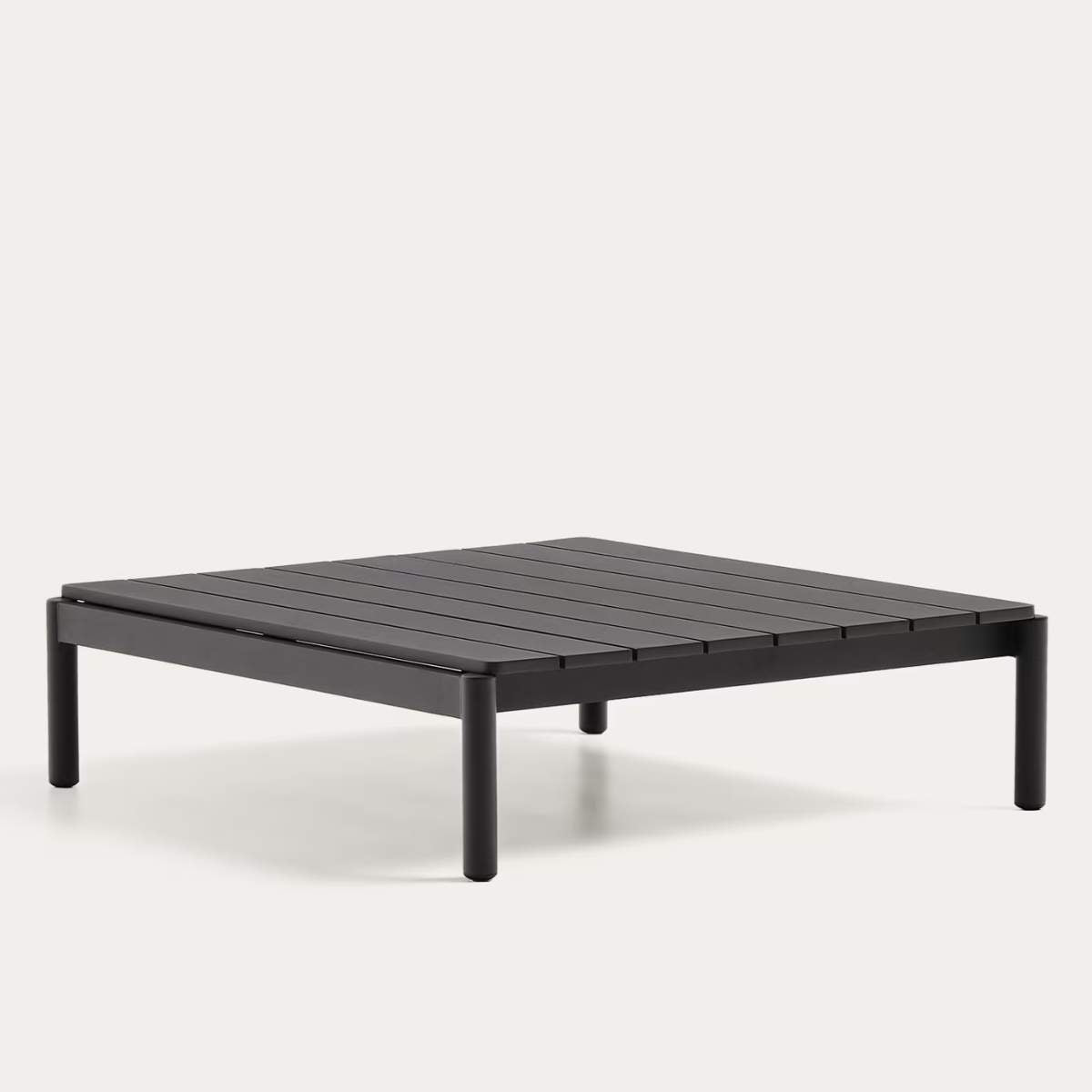 Kave Home Sorells coffee table in green aluminum 89 x 91 cm