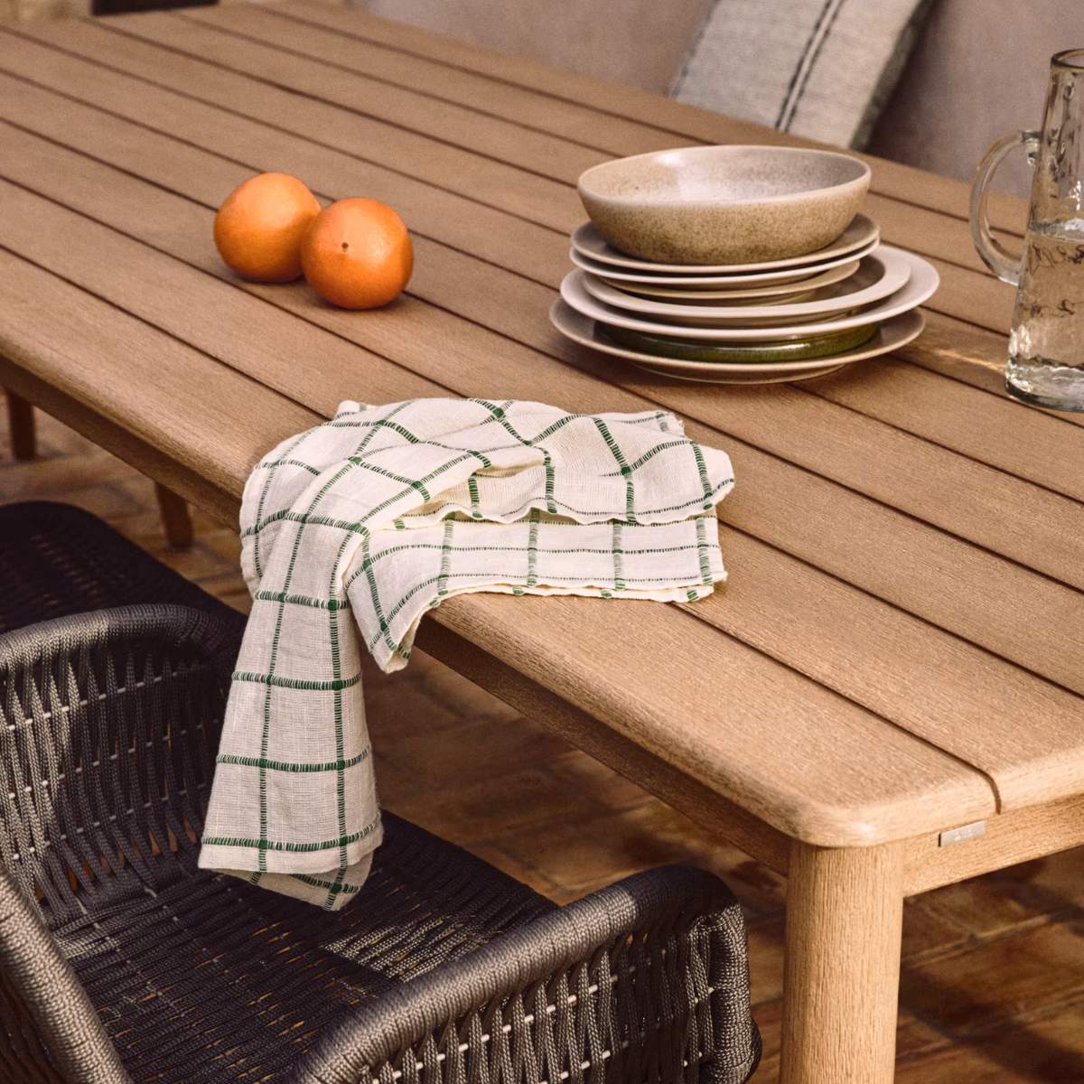Kave Home Sori table in FSC 100% solid acacia wood 240 x 100cm