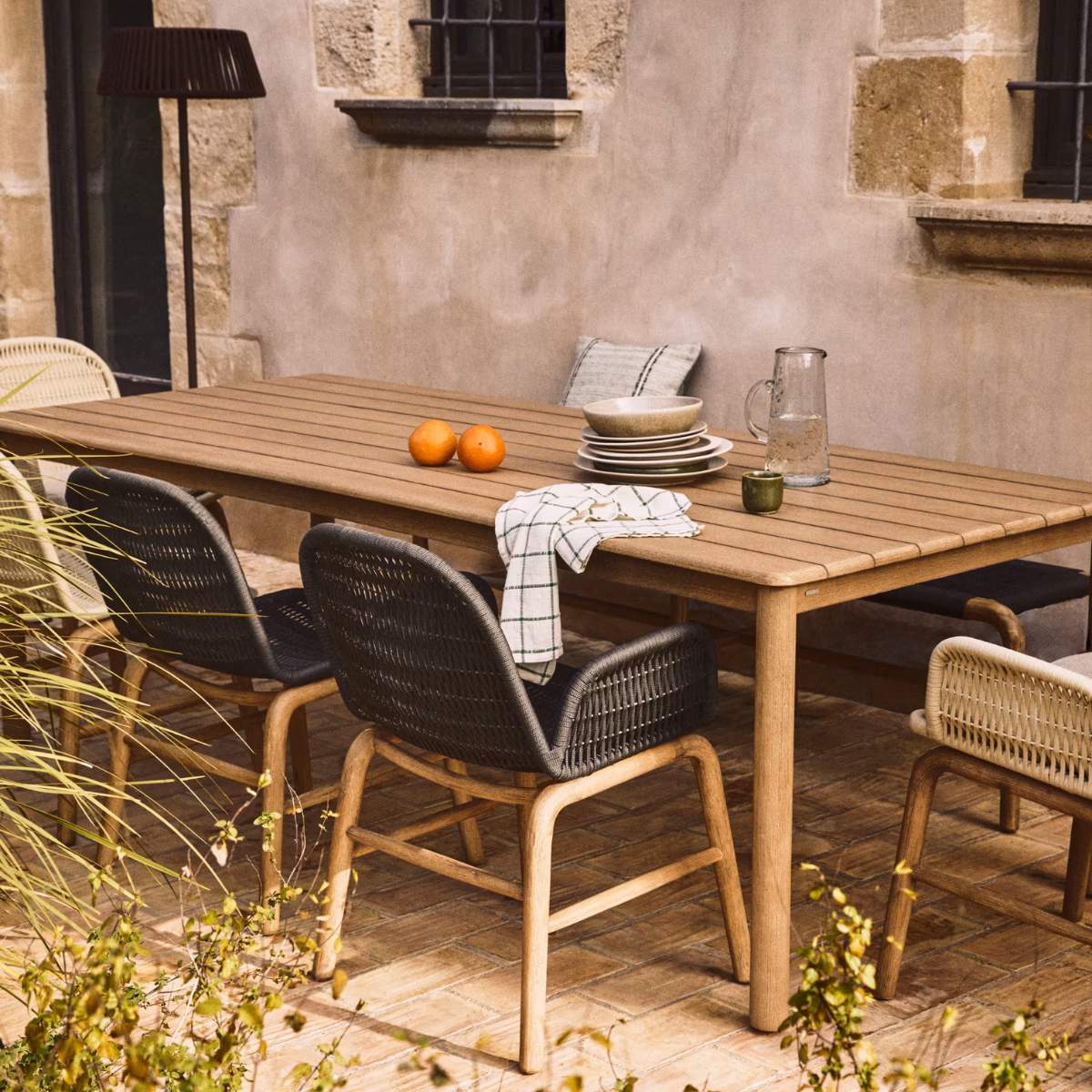 Kave Home Sori table in FSC 100% solid acacia wood 240 x 100cm