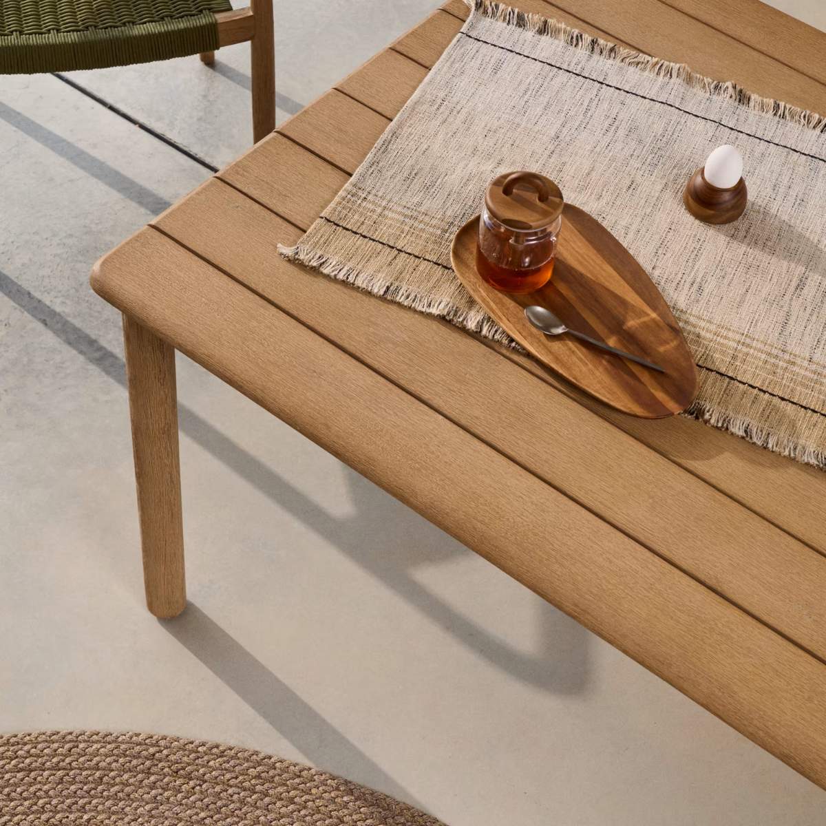 Kave Home Sori table in FSC 100% solid acacia wood 200 x 100cm