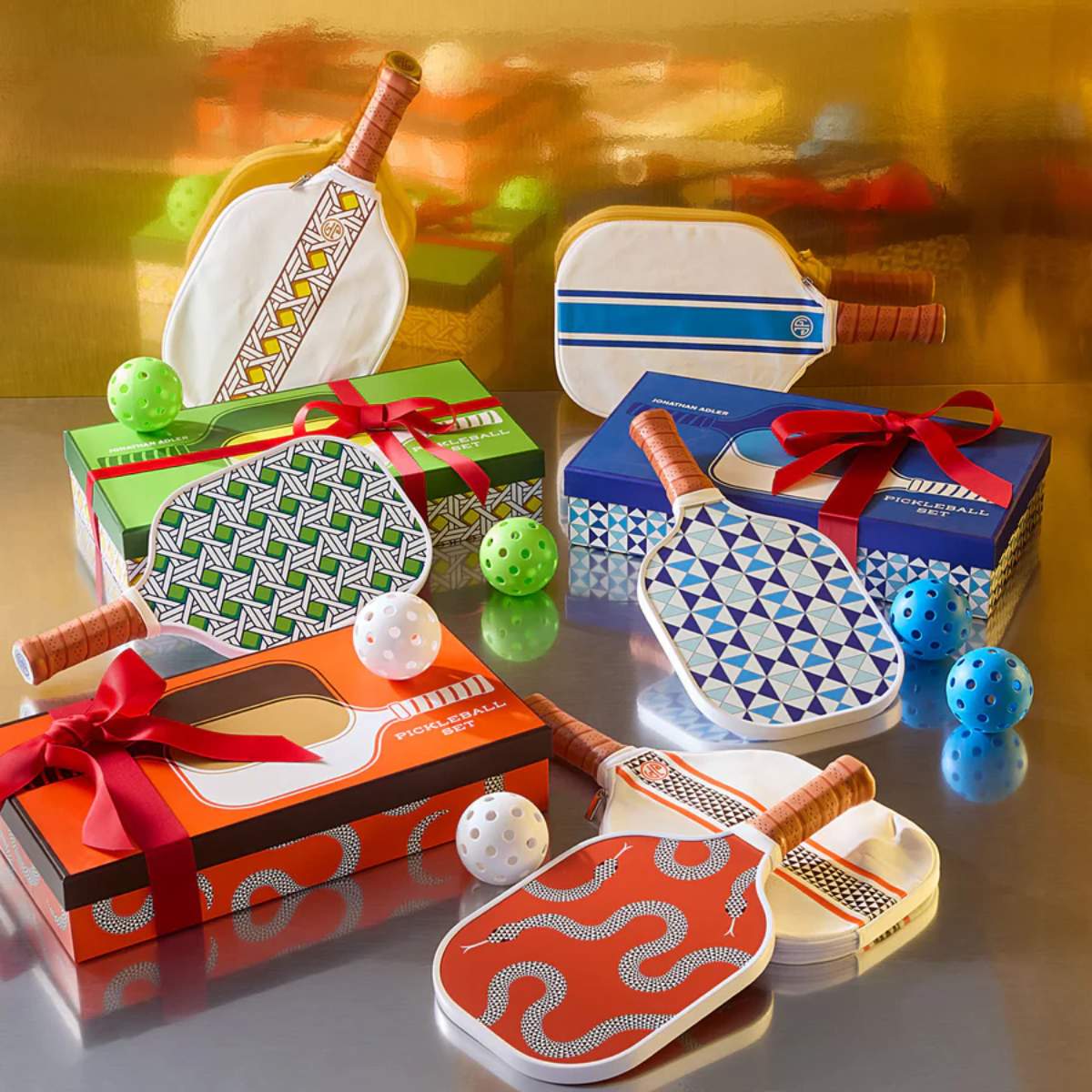 Jonathan Adler Sorrento Pickleball Set