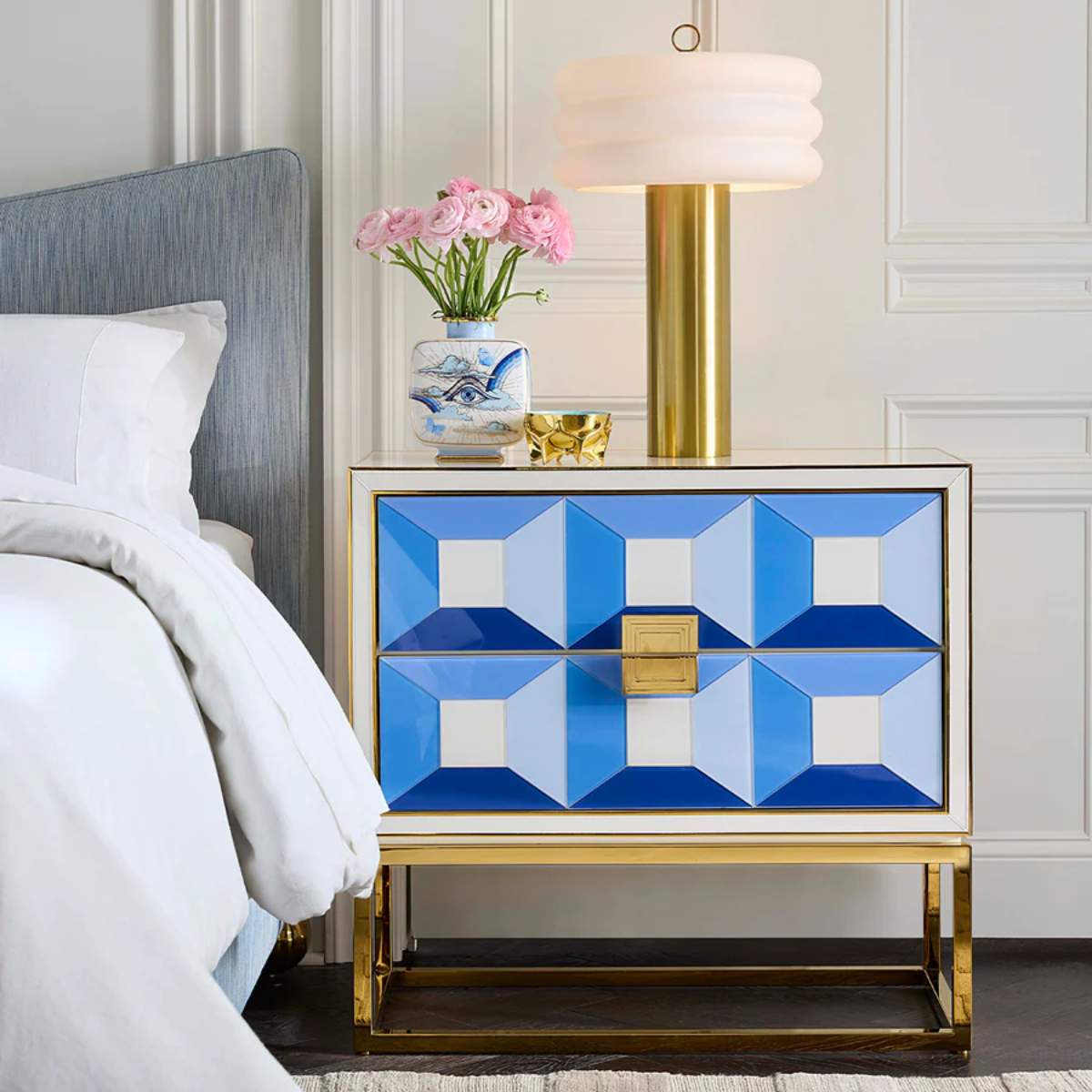 Jonathan Adler Sorrento Two-Drawer End Table
