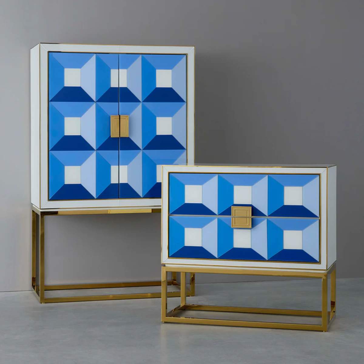 Jonathan Adler Sorrento Two-Drawer End Table