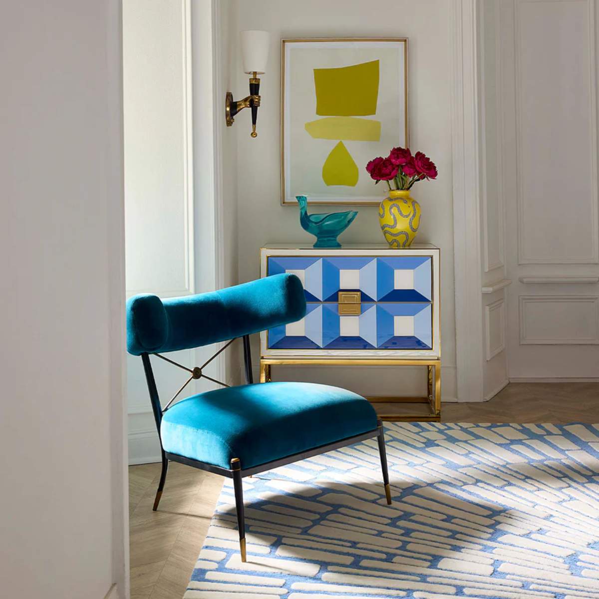 Jonathan Adler Sorrento Two-Drawer End Table