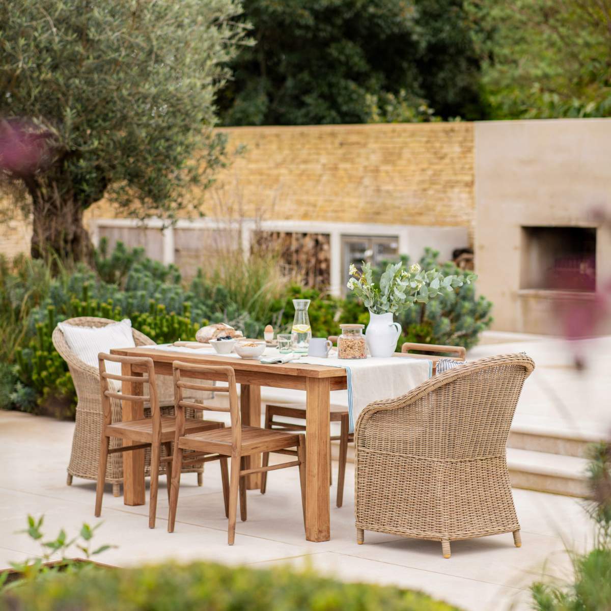 Garden Trading St Mawes Dining Chair Set of 2 Natural