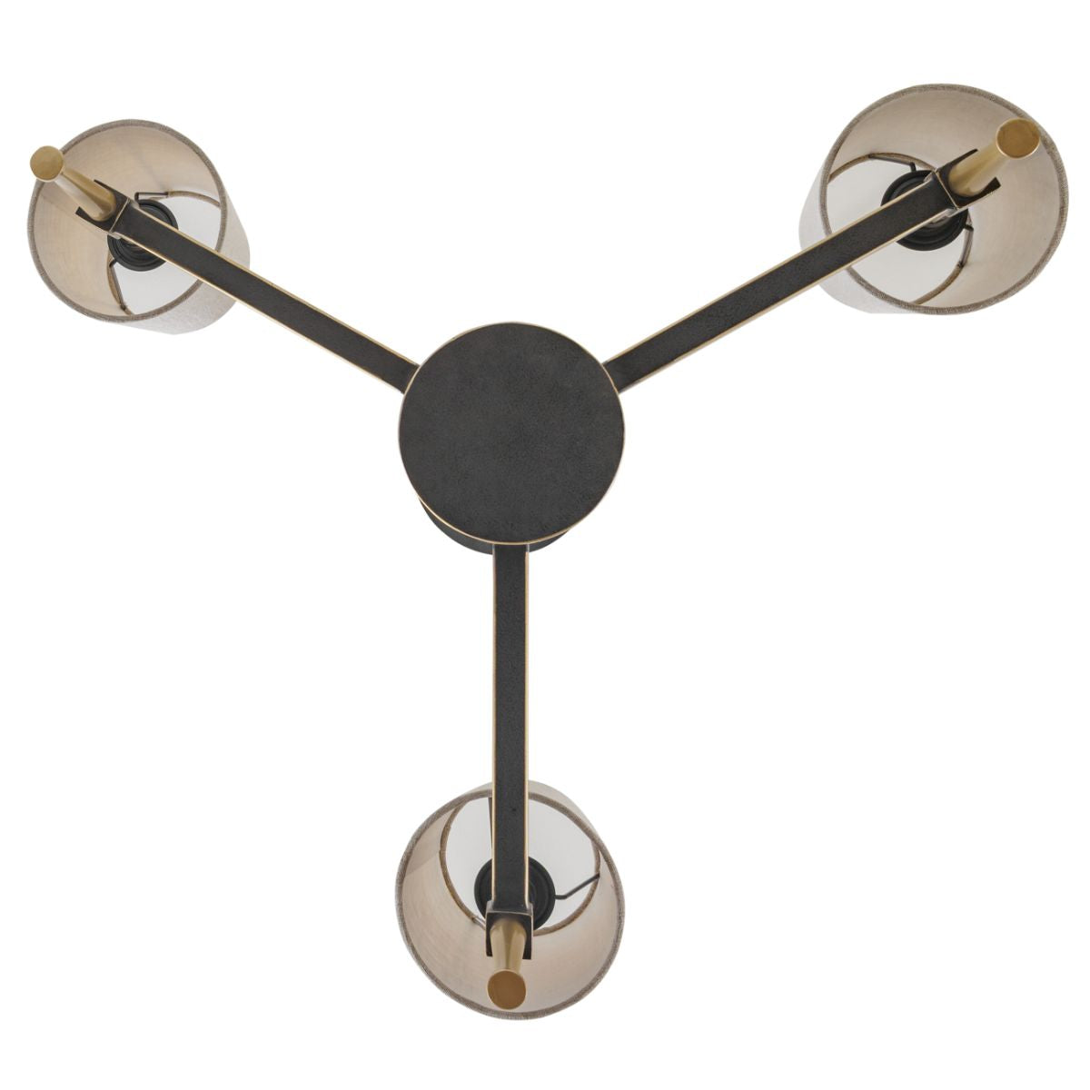 Libra Interiors Stella 3 Light Pendant with Shades