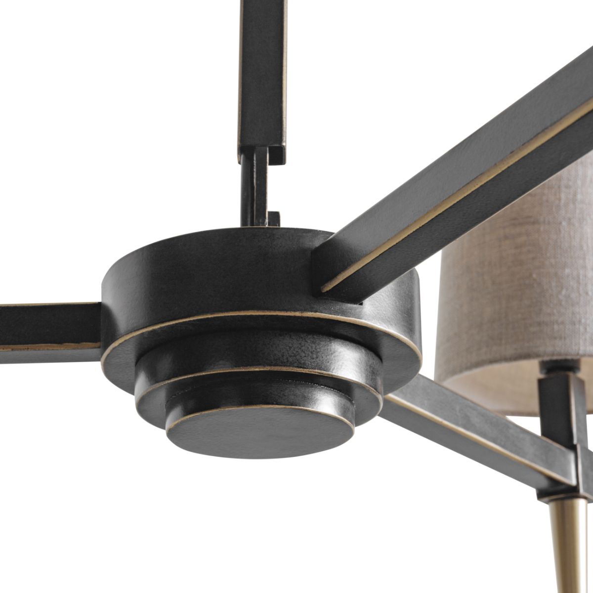 Libra Interiors Stella 3 Light Pendant with Shades