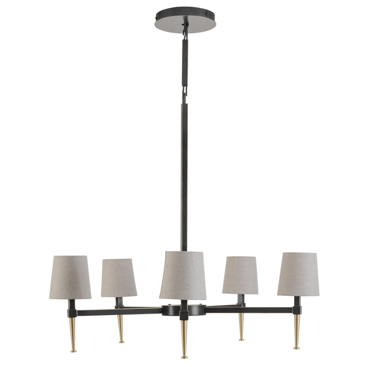 Libra Interiors Stella 5 Light Pendant with Shades