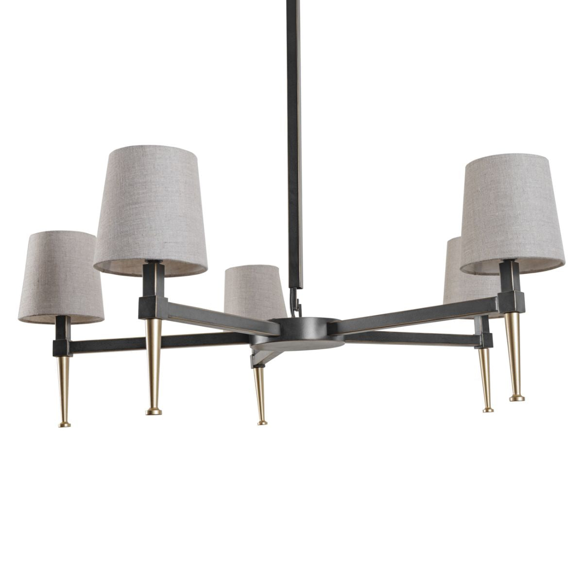 Libra Interiors Stella 5 Light Pendant with Shades