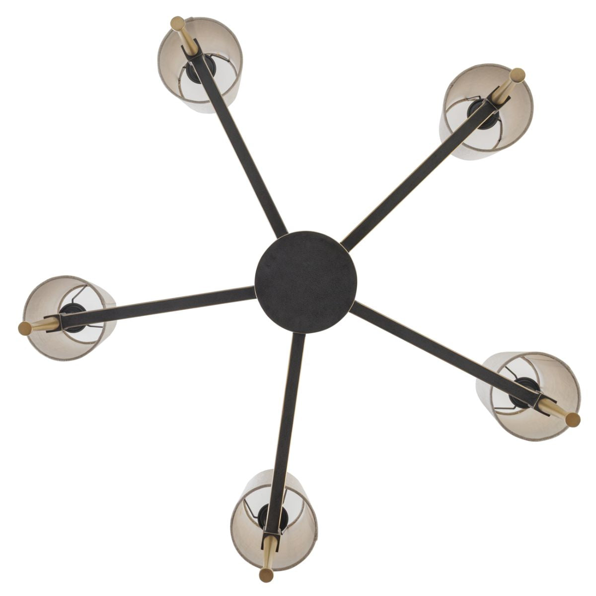 Libra Interiors Stella 5 Light Pendant with Shades