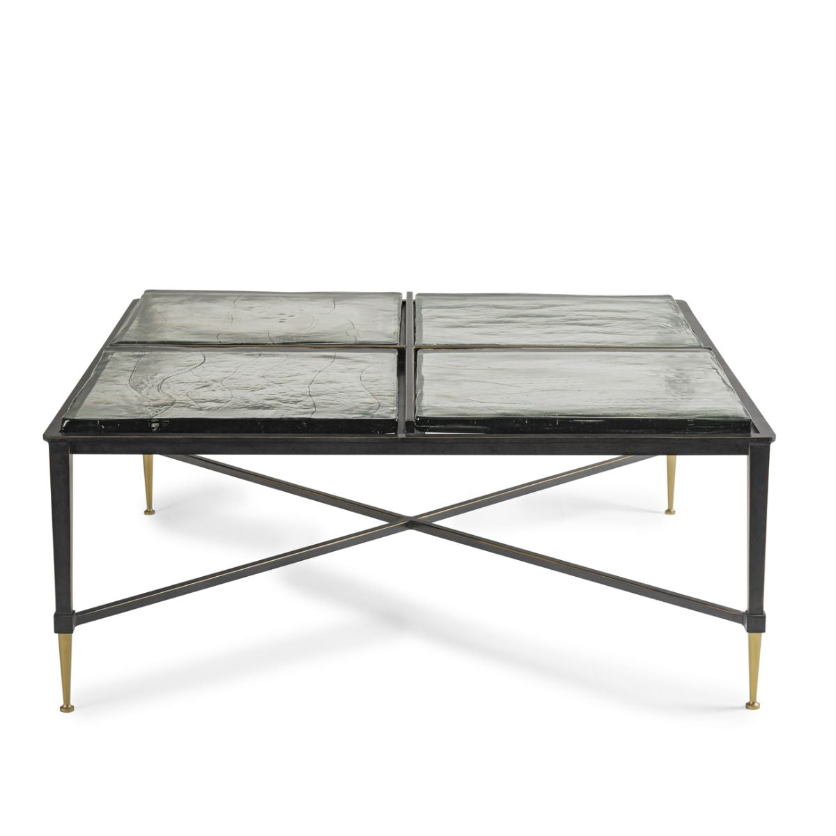 Libra Interiors Stella Square Glass Coffee Table