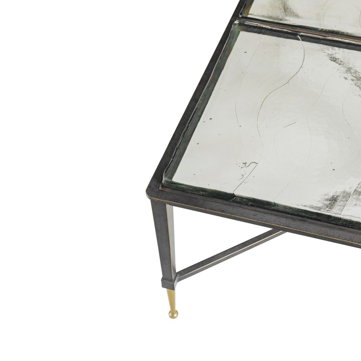 Libra Interiors Stella Square Glass Coffee Table