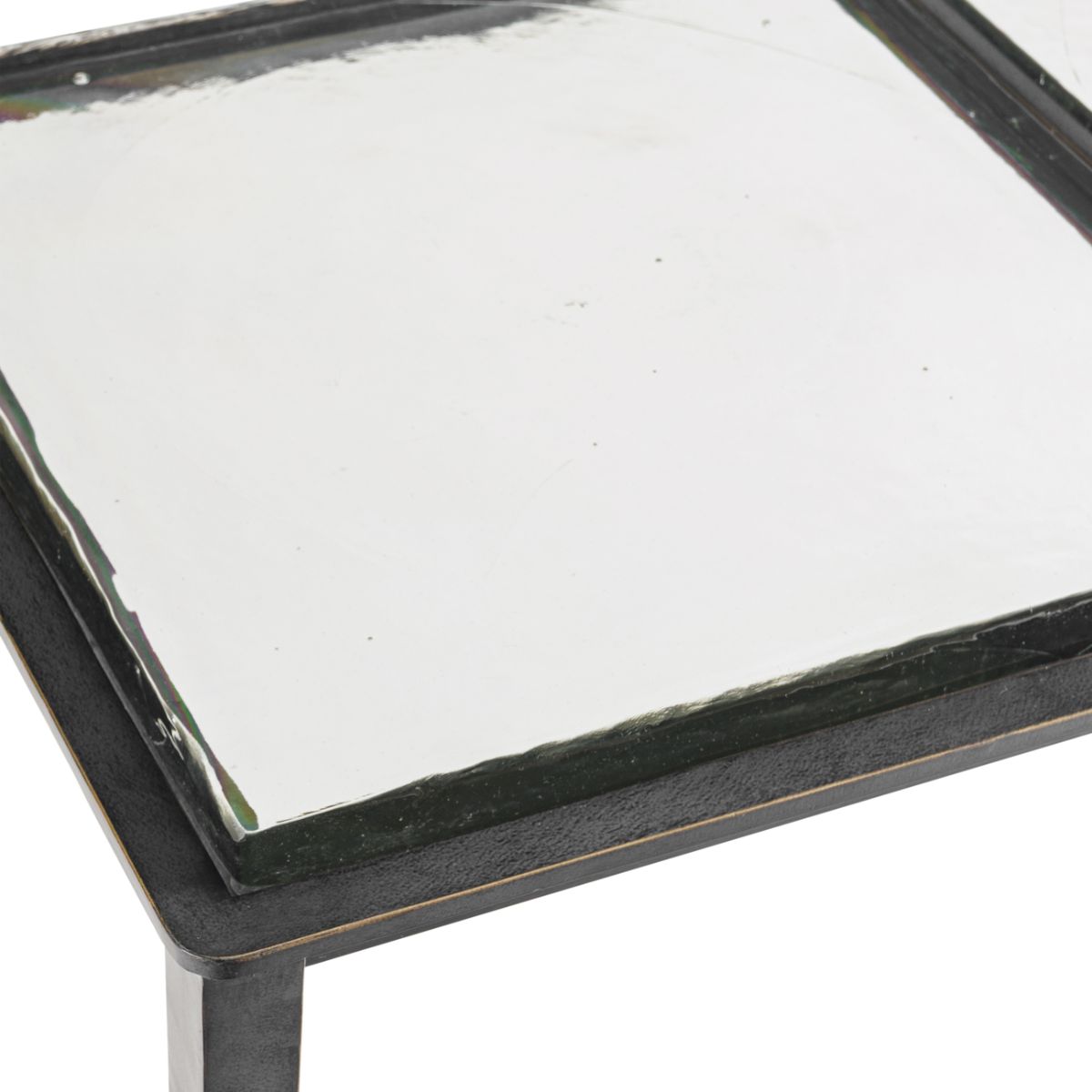 Libra Interiors Stella Square Glass Console Side Table