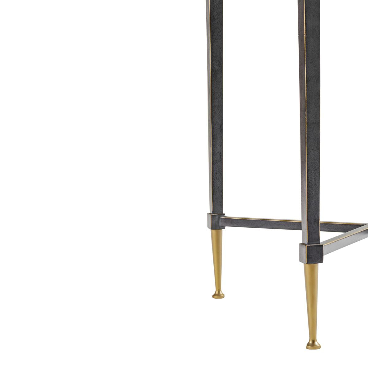Libra Interiors Stella Square Glass Top Side Table