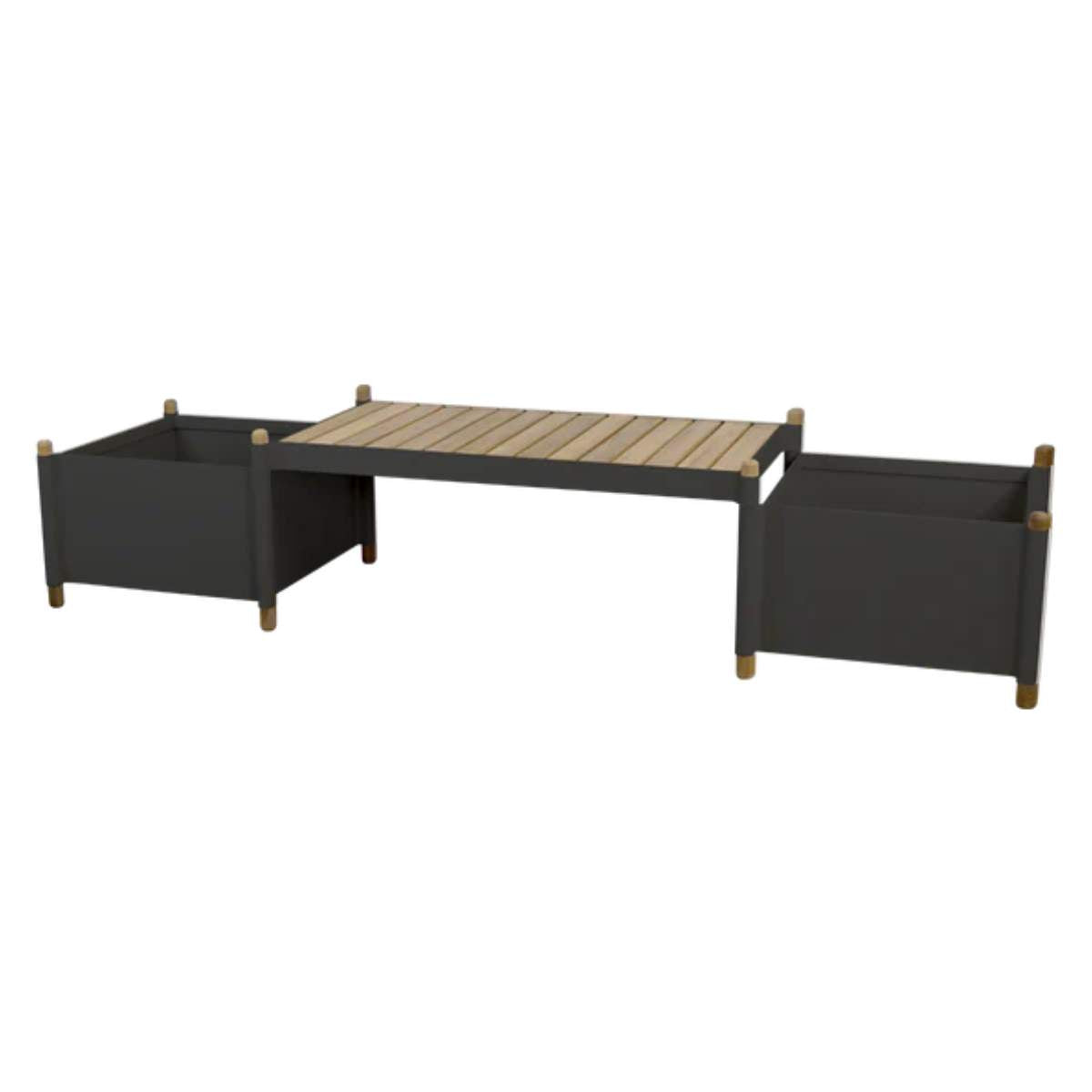 Cane-line Sticks Bench Incl. 2 Planters