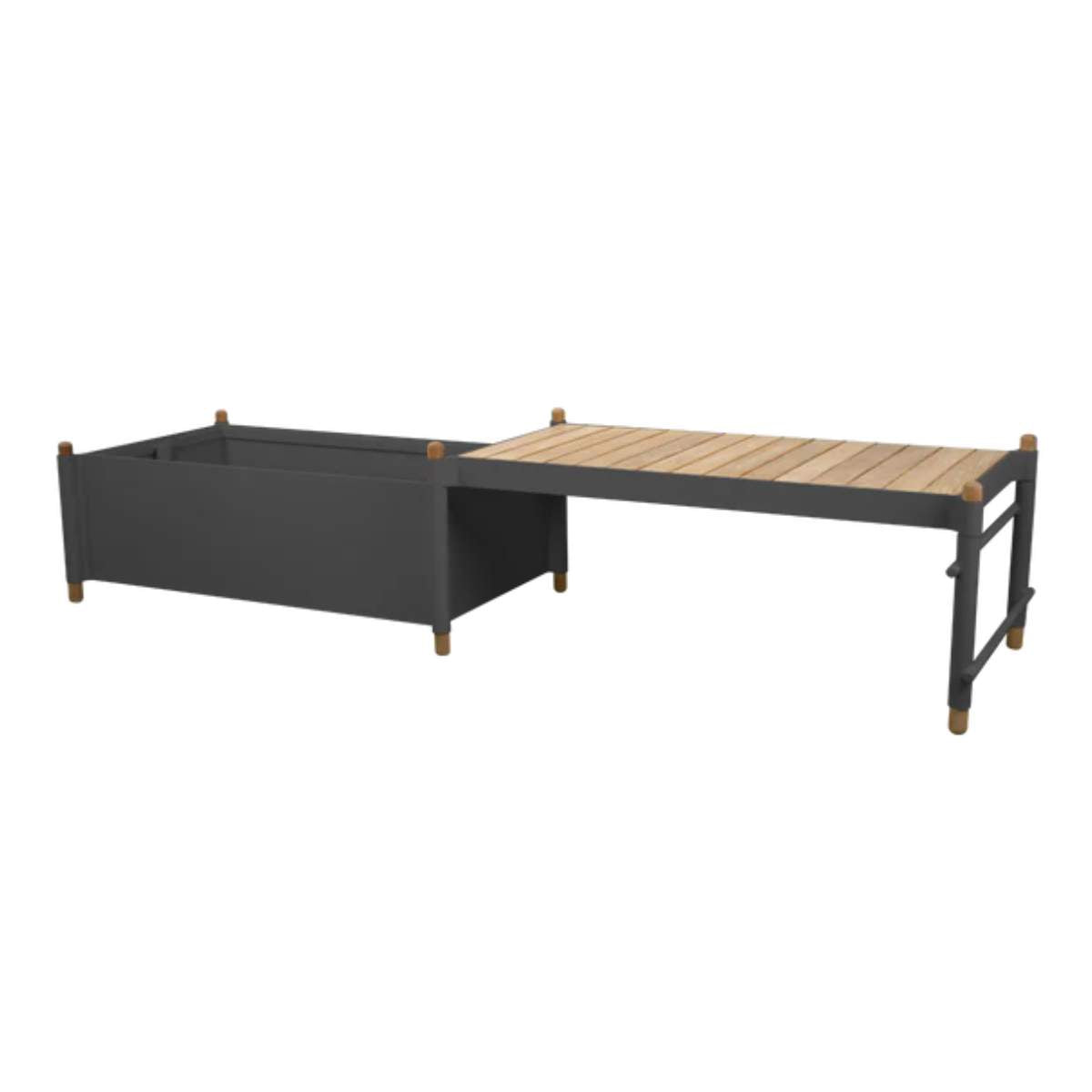 Cane-line Sticks Bench W/Planter