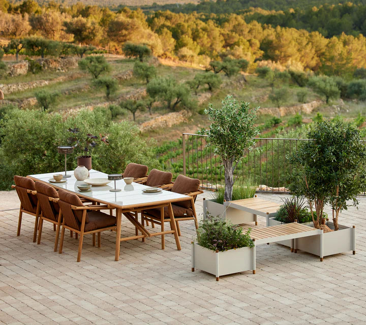 Cane-line Sticks Planter Bench