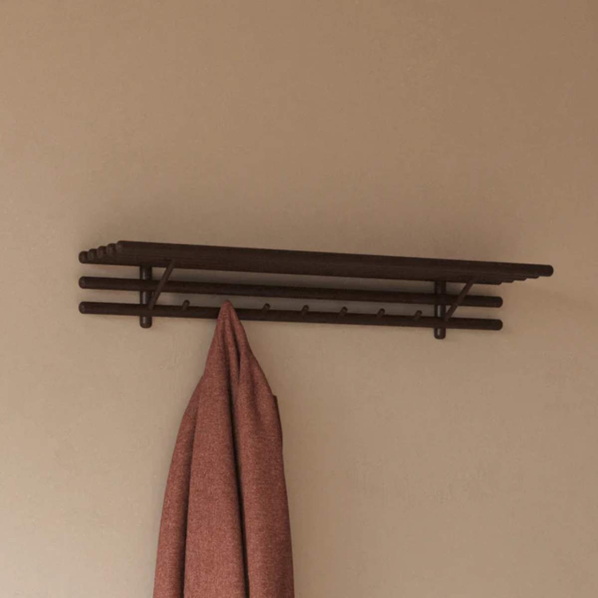 Cane-line Sticks Coat Rack w/ Hat Shelf