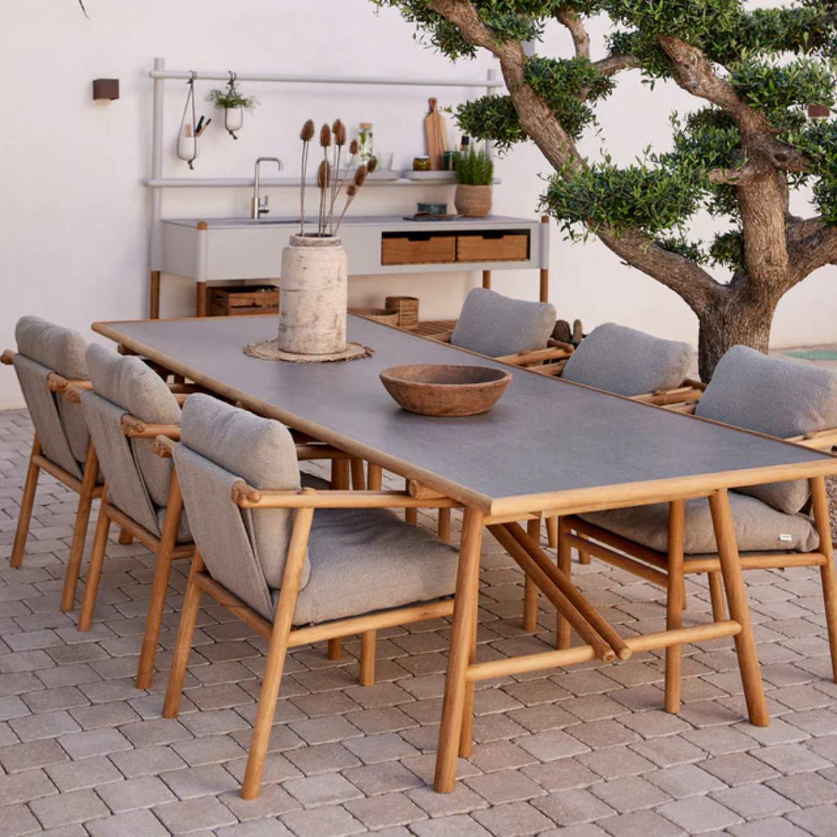 Cane-line Sticks Dining Table, 280x100 cm