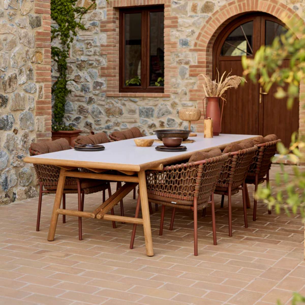 Cane-line Sticks Dining Table, 280x100 cm