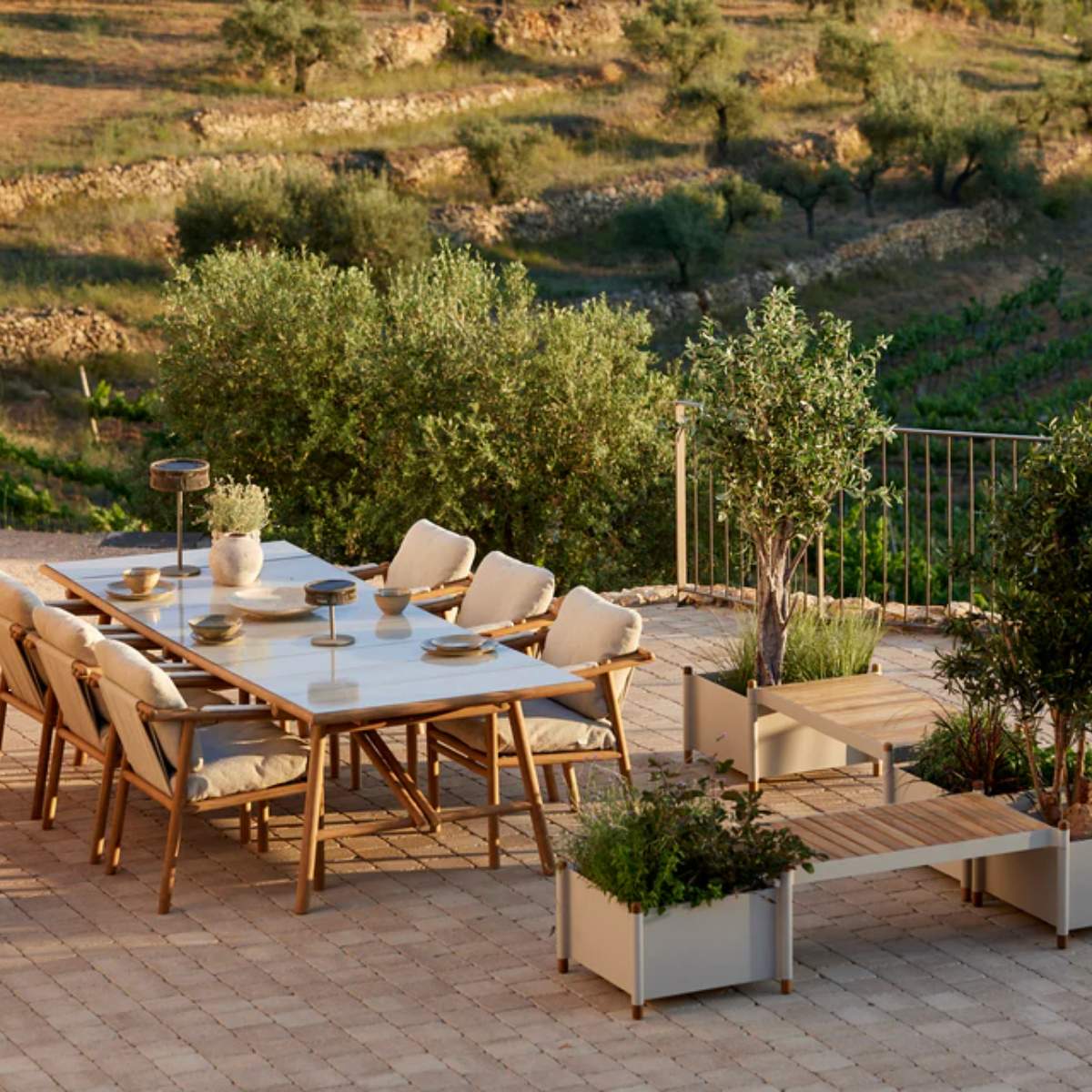 Cane-line Sticks Dining Table, 280x100 cm