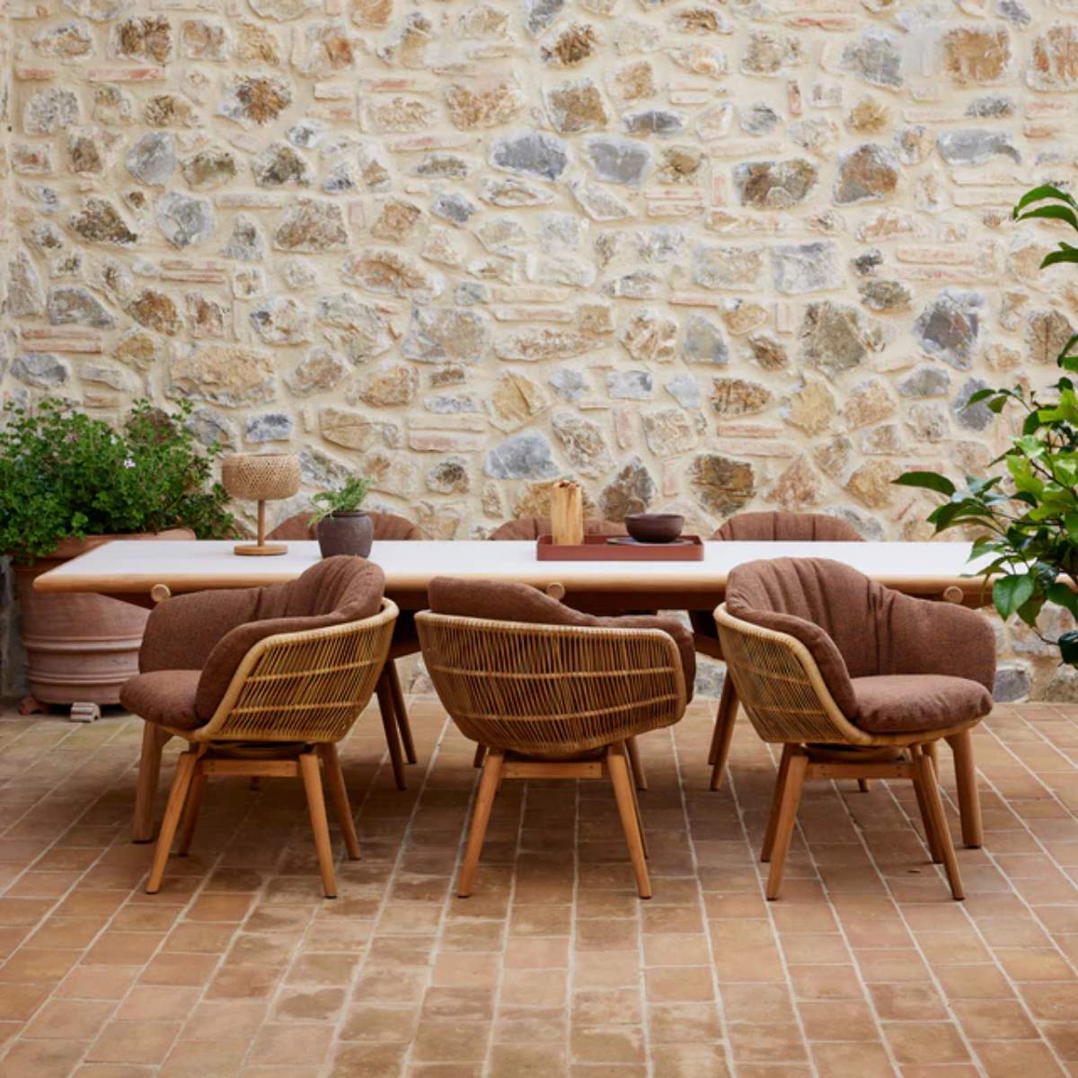 Cane-line Sticks Dining Table, 280x100 cm