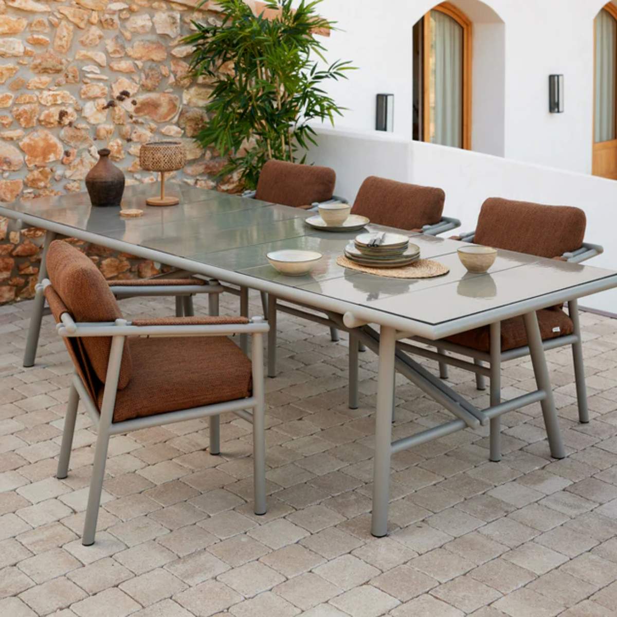 Cane-line Sticks Dining Table, 280x100 cm