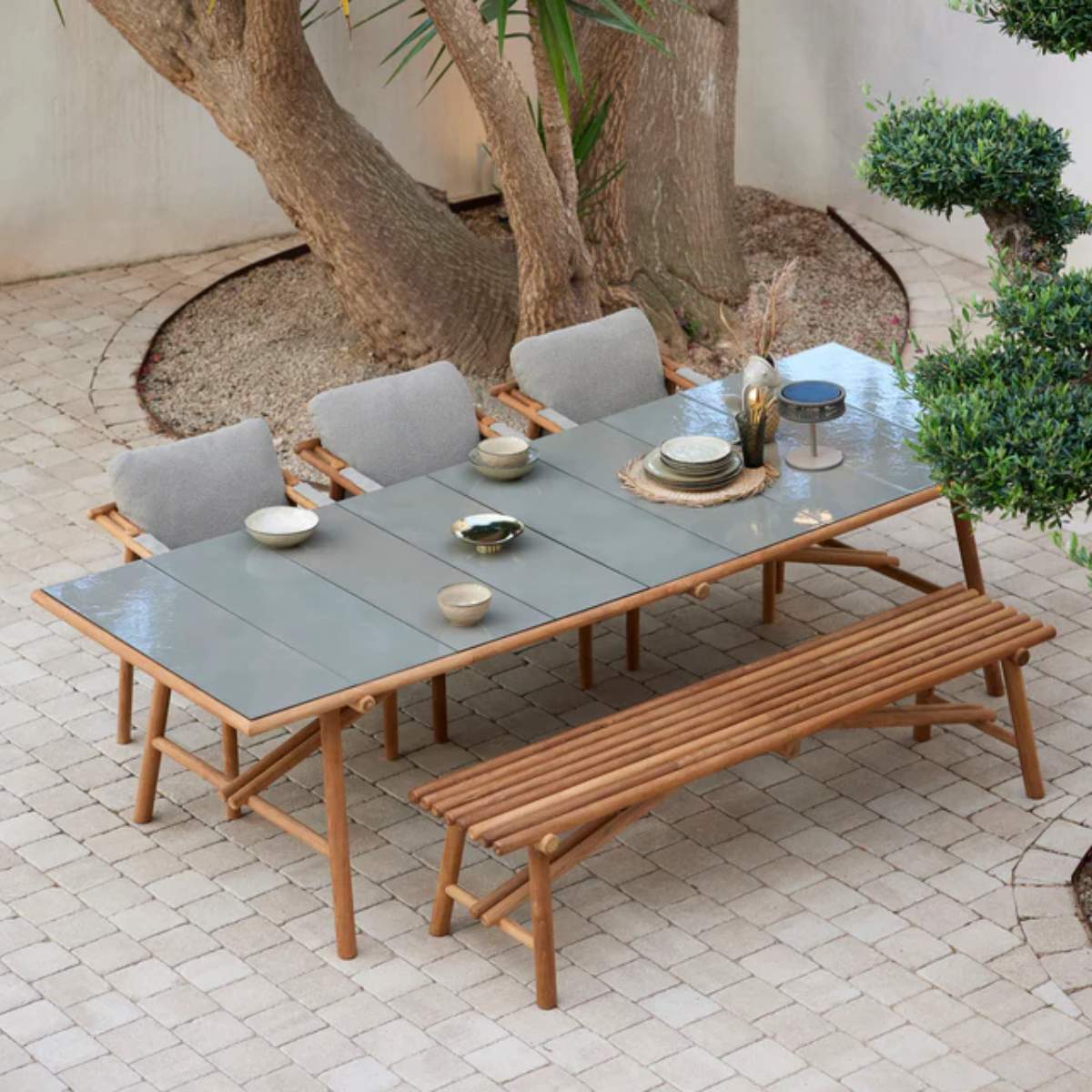 Cane-line Sticks Dining Table, 280x100 cm