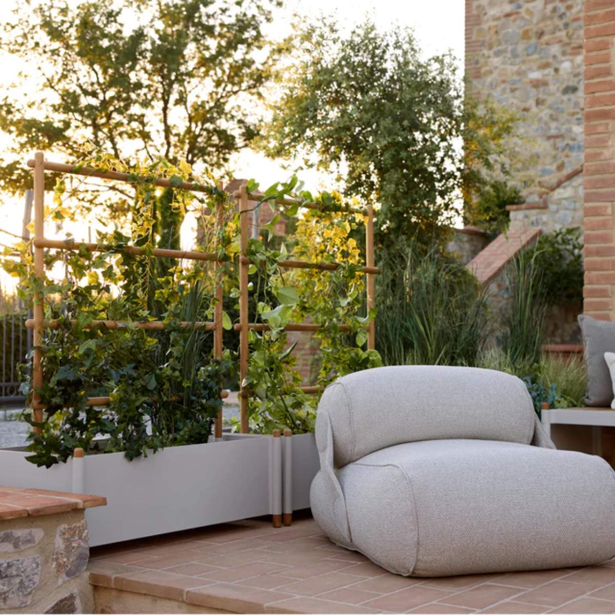 Cane-line Sticks Planter w/  Rack