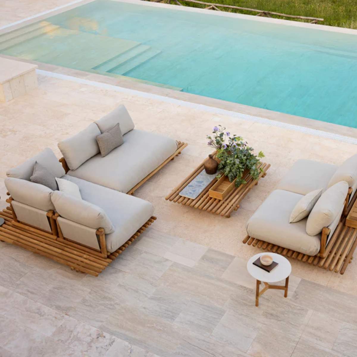 Cane-line Sticks Platform, Corner Sofa