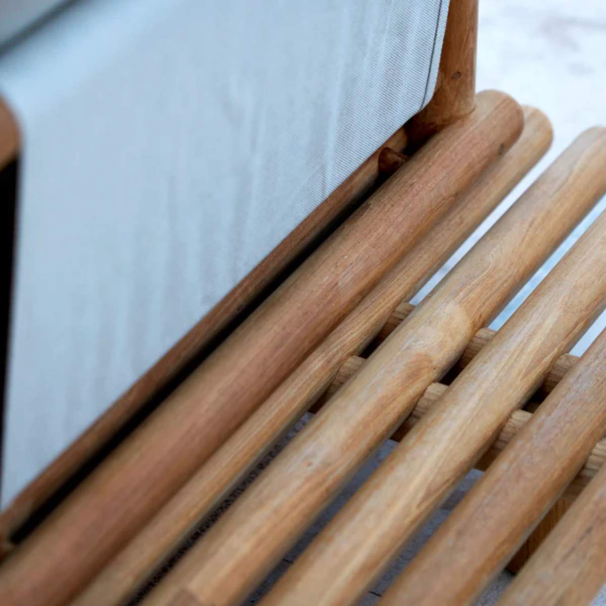 Cane-line Sticks Platform, Sofa w/ Chaise Lounge