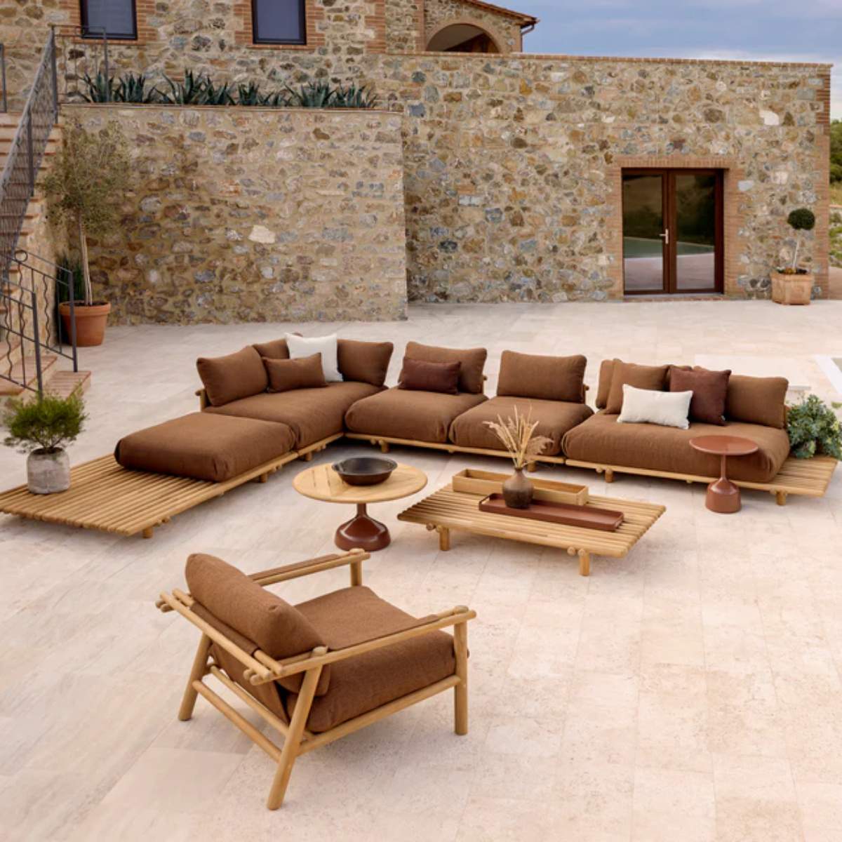 Cane-line Sticks Platform Coffee Table