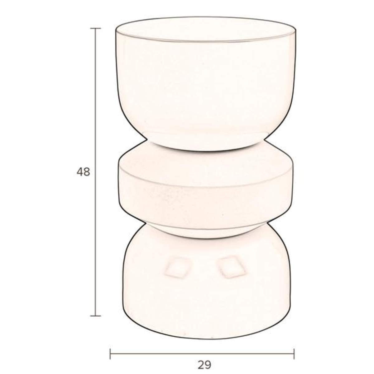 Dutch Bone Stool Apollo