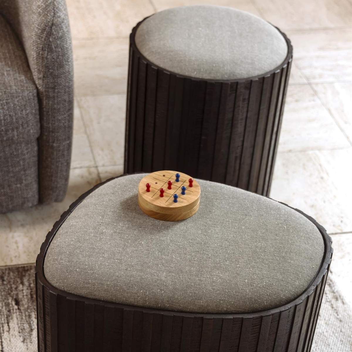 Dutch Bone Storage Pouf Bay
