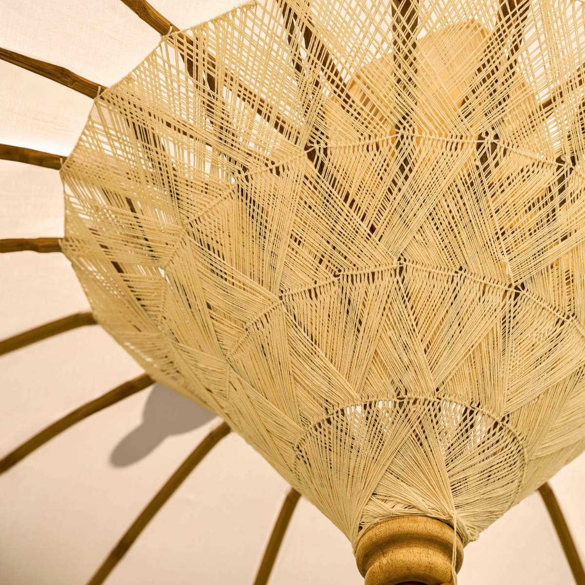Garden Trading Summerleaze Teak Parasol Natural