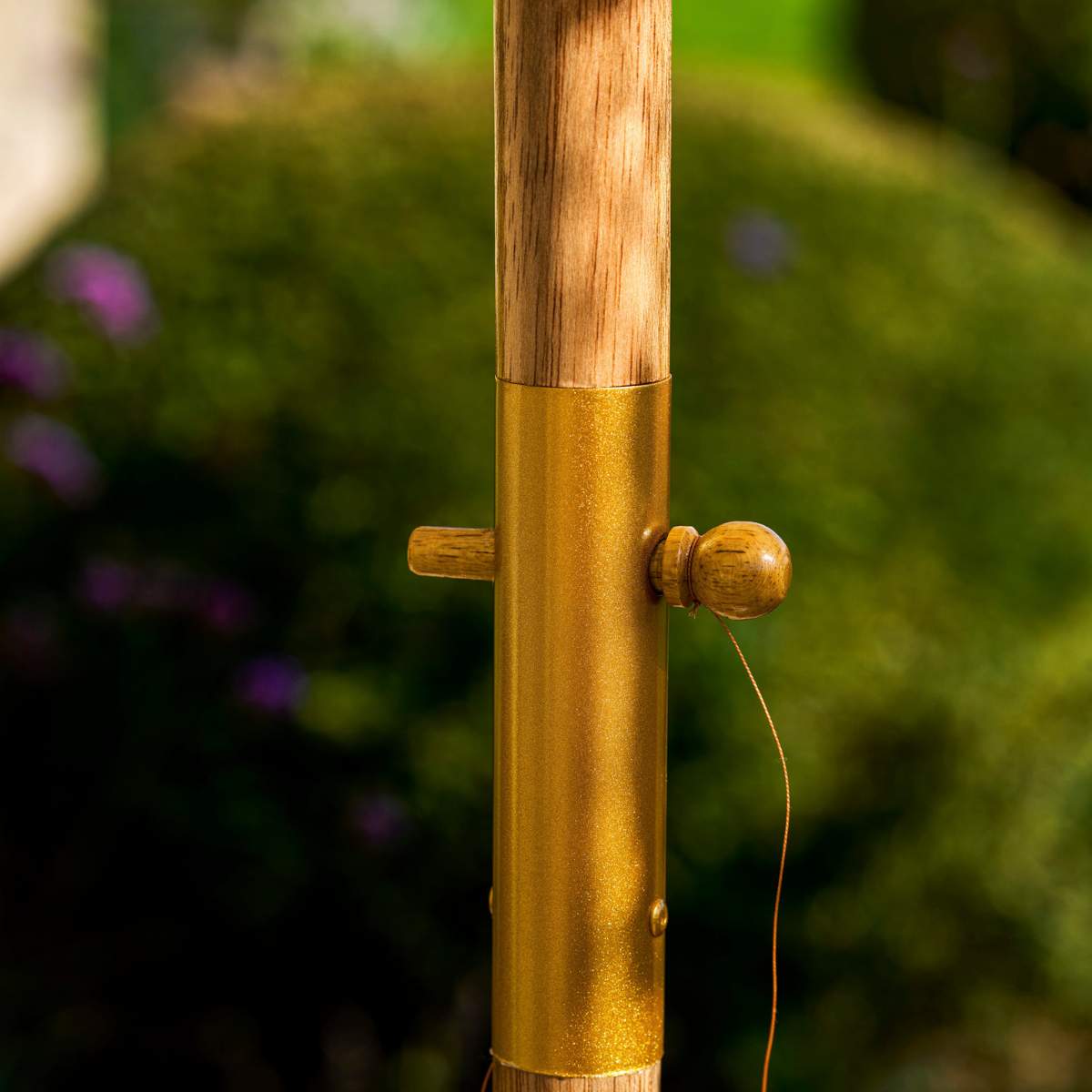 Garden Trading Summerleaze Teak Parasol Natural