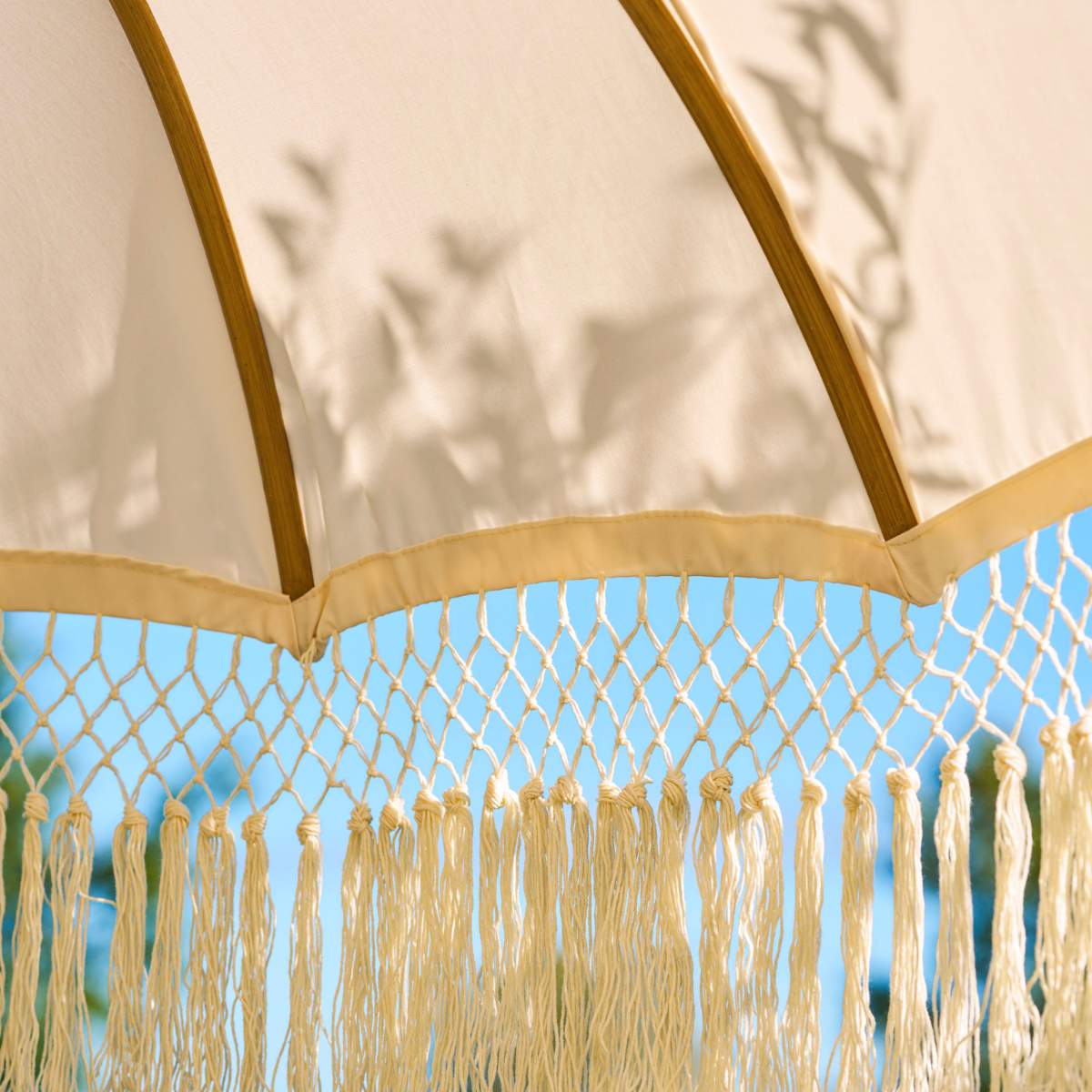 Garden Trading Summerleaze Teak Parasol Natural